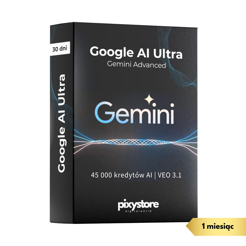 Google AI Ultra | VEO 3.1 - Dostęp na 1 miesiąc 45k Kredyty AI