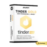 Tinder Gold - Karta podarunkowa 6 miesięcy