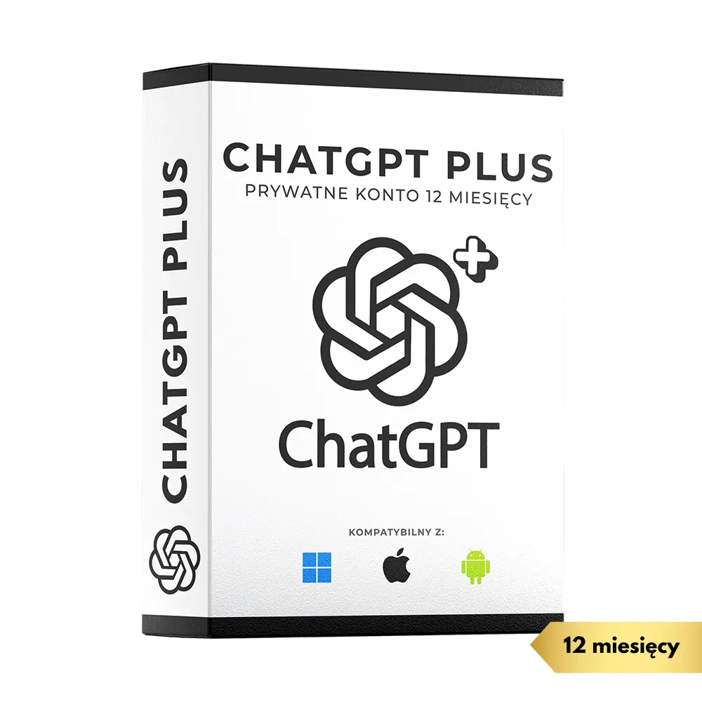 ChatGPT Plus 5.2 – Konto prywatne 12 miesięcy