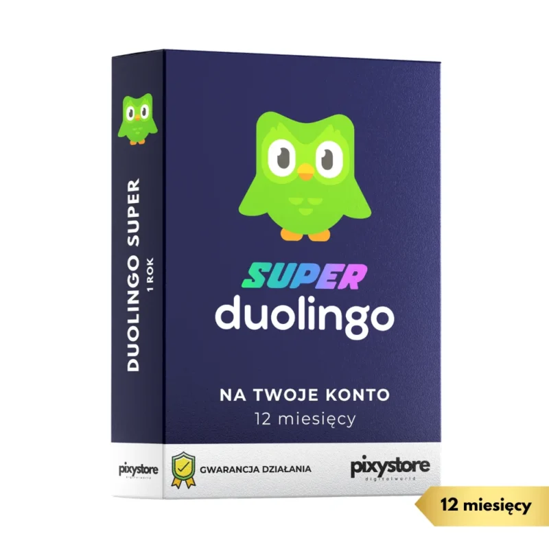 Duolingo Super – 12 miesięcy Na Twoje Konto