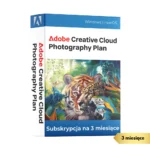 Adobe Creative Cloud Photography Plan - Klucz aktywacyjny 3 miesiące | 1 TB