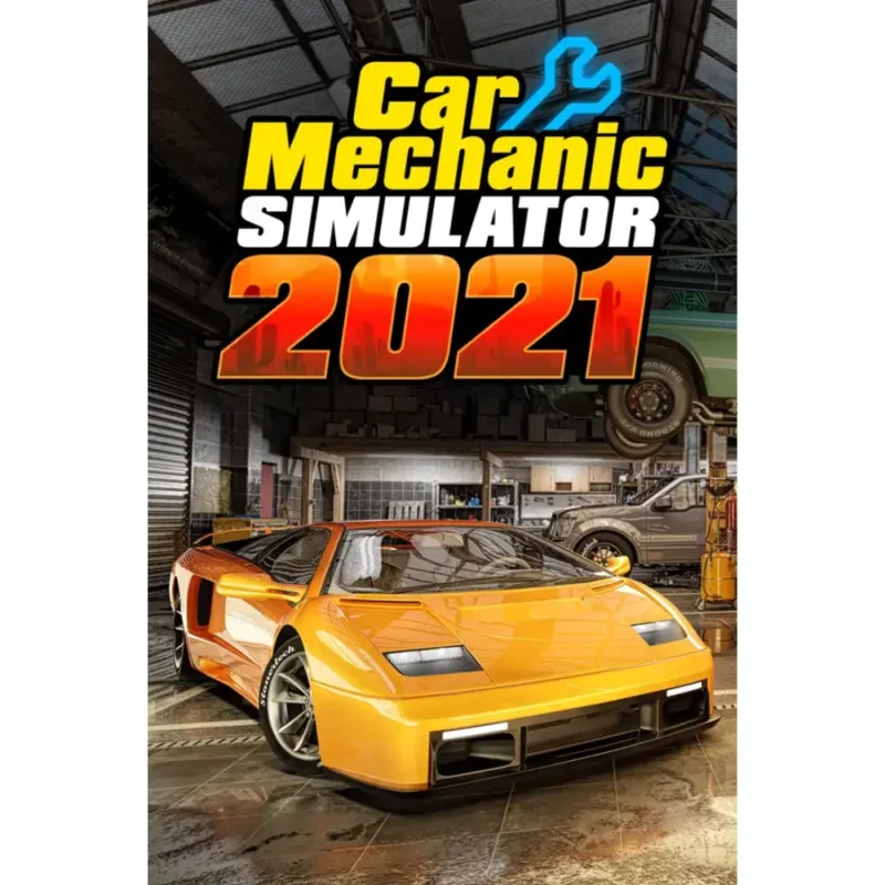 Car Mechanic Simulator 2021 – okładka realistycznej gry symulacyjnej o naprawie samochodów