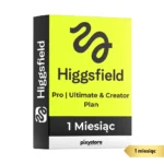 Higgsfield AI Pro | Ultimate & Creator Plan - Konto prywatne 1 miesiąc
