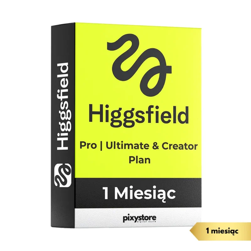 Higgsfield AI Pro | Ultimate & Creator Plan - Konto prywatne 1 miesiąc