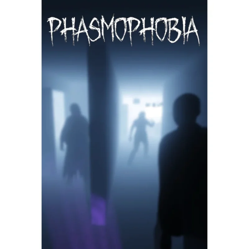Phasmophobia – okładka gry horror o polowaniu na duchy w nawiedzonych lokacjach