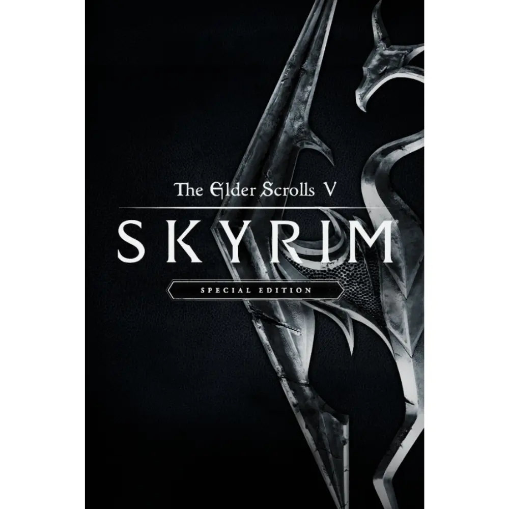 The Elder Scrolls V Skyrim Special Edition – okładka klasycznej gry RPG fantasy z motywem smoków