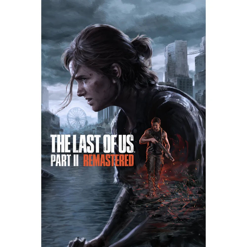 The Last of Us Part II Remastered – okładka fabularnej gry akcji osadzonej w postapokaliptycznym świecie