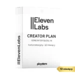 Eleven Labs Creator Plan - Kod promocyjny 12 miesięcy