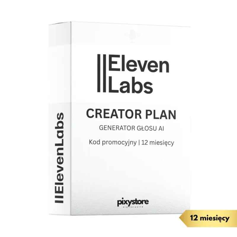 Eleven Labs Creator Plan - Kod promocyjny 12 miesięcy