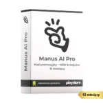 Manus Pro – Kod promocyjny 12 miesięcy | 4000 Kredytów AI